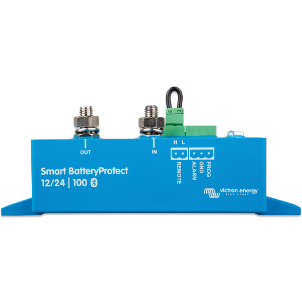Victron Smart batteri protect set op til 100Amp, vist fra fronten.
