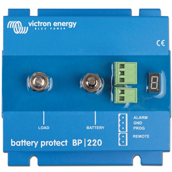 Victron Batteri Protect set forfra med tilslutninger
