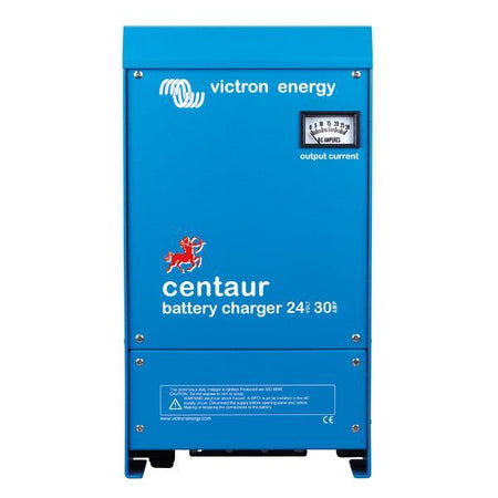 Victron Centaur 24V 60Amp lader set fra fronten.