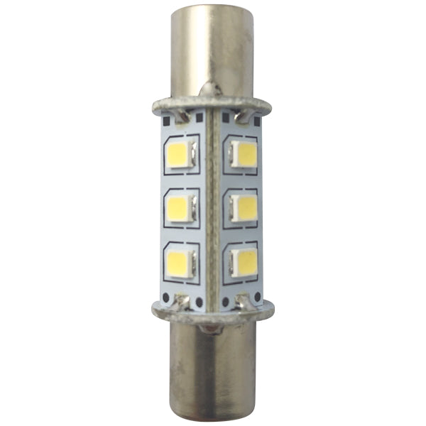 1852 LED lanterne pære set fra siden, viser dimensioner og design.