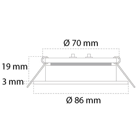 Casolux Maria stor lampe monteret i en båd, der lyser op