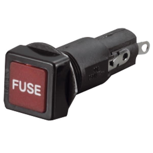 SeaTec sikringsholder til lodrette elpaneler, monteret på båd