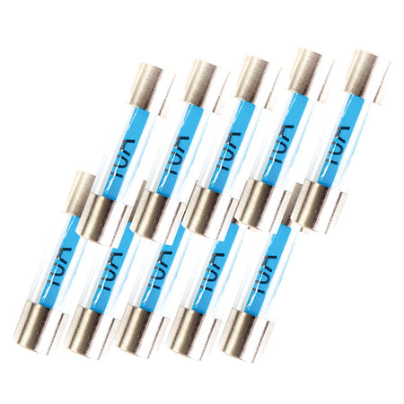 Oceanflex glasikring 5 x 20mm 3Amp i pakke med 10 stk.