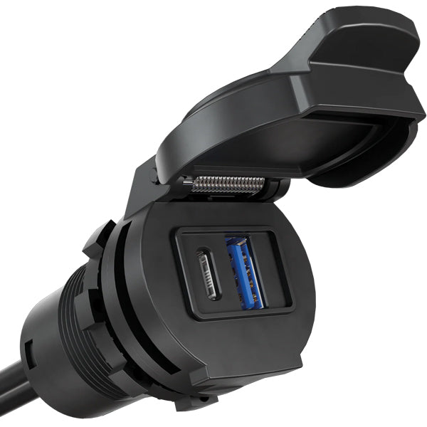 AquaAmp, Smart USB C 30W/USB A 6W udtag 10-24V