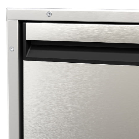 Dometic ramme RF316 til NRX50 i rustfrit stål set fra siden