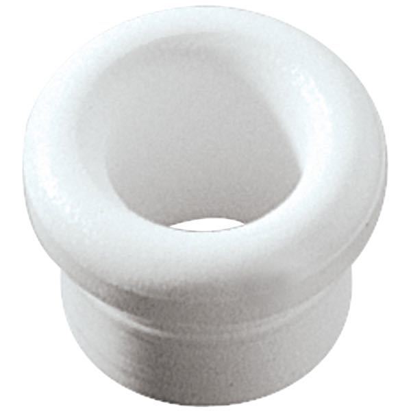 Ronstan dæksbøsning 8mm set forfra, klar til montering på båd.