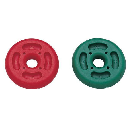 Ronstan spilerstag stop i rød farve til 12mm liner, set fra siden.