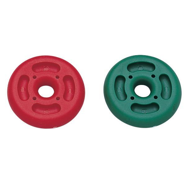 Ronstan spilerstag stop i rød farve til 12mm liner, set fra siden.