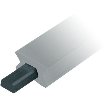Ronstan samleled masteskinne serie 22, vist forfra med detaljeret design