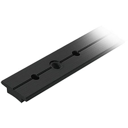 Ronstan genuaskinne i sort farve, 25 mm bred, set fra siden