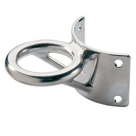 Ronstan maste beslag buet øje 44mm, set fra siden med detaljeret beskrivelse af formen.