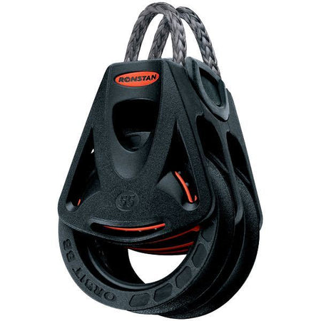 Ronstan Orbit dobbeltblok serie 55 med kugleleje set fra siden