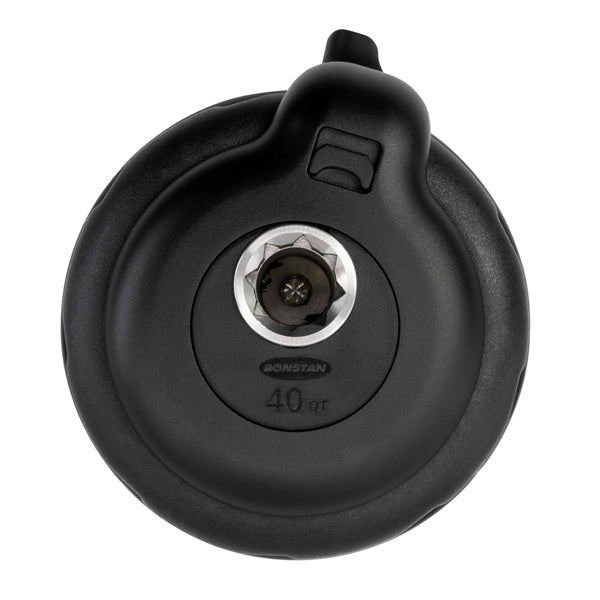 Sidevisning af Ronstan spil 40 QT Orbit, der viser selvtailing funktion