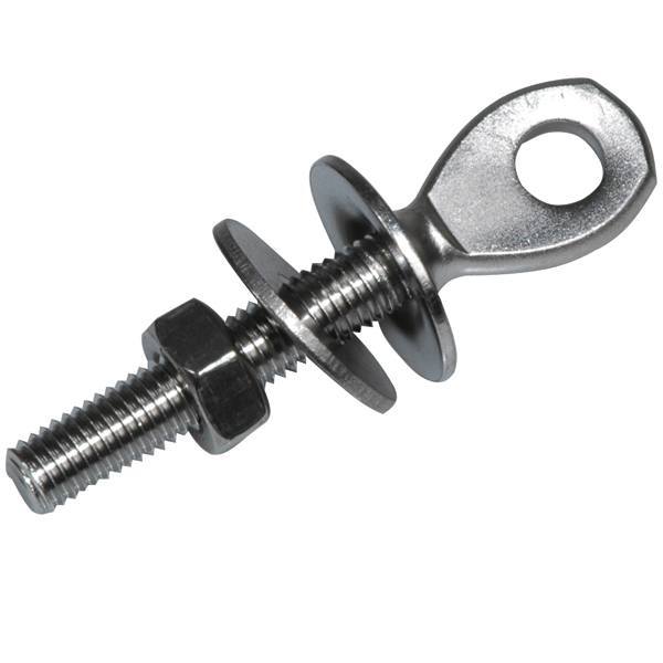 1852 øjebolt set forfra med tydelig visning af stålfinish