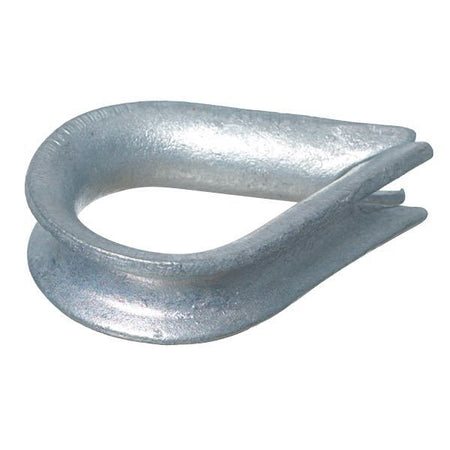SeaTec galvaniseret kovse i 10mm, set fra siden med skarpe detaljer