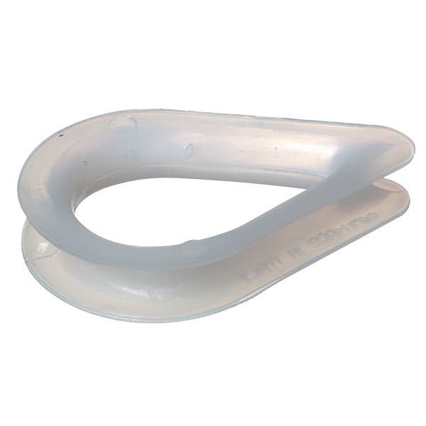 Nuova Rade Kovse nylon 5mm set fra siden, klar til montering på båd