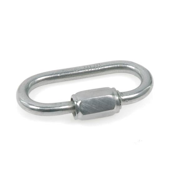 1852 P-led RF stål 5mm sjøjern set fra siden, klar til brug på båd.