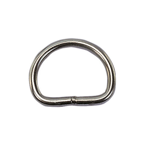D-RING fra SeaTec i rustfrit stål, set fra siden