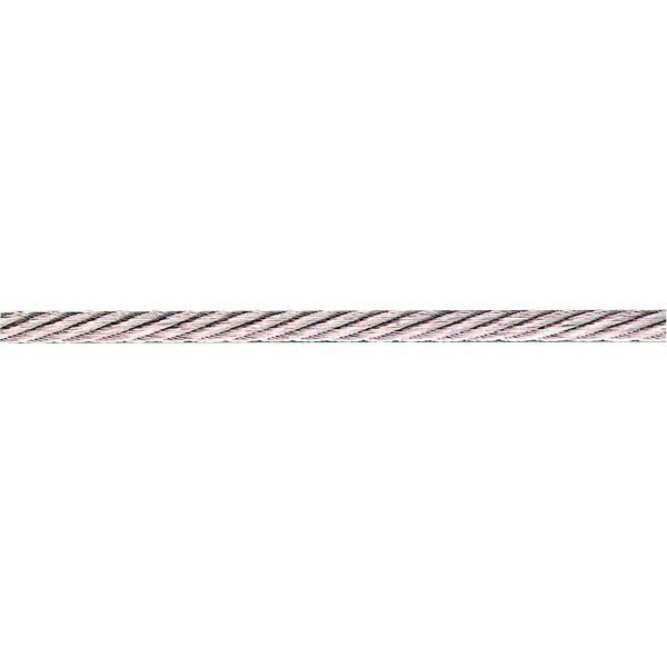 SeaTec wire model 7x19 i Ø8mm set fra siden med tydelig struktur.