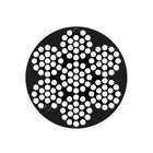 SeaTec wire i hvid coating, 4 mm tykkelse og 12 m længde, præsenteret på hvid baggrund.