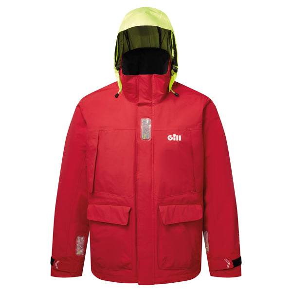 Rød Gill OS34J Coastal jakke set bagfra