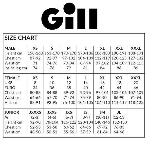Gill jakke med refleksdetaljer set i sideprofil
