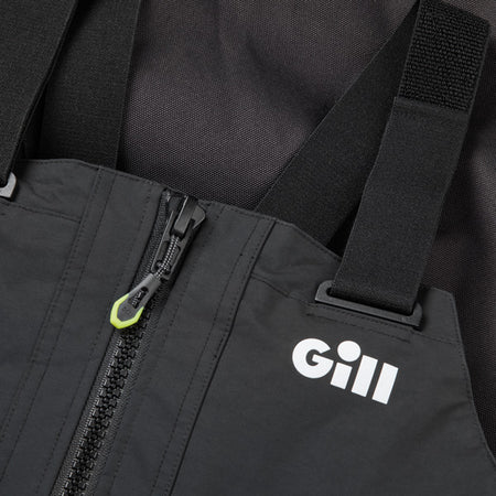 Gill OS33TW Coastal buks i sort vist bagfra med reflekterende detaljer