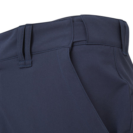 Detalje af stoffet på Gill UV024 UV Pro stretch shorts i navy blå