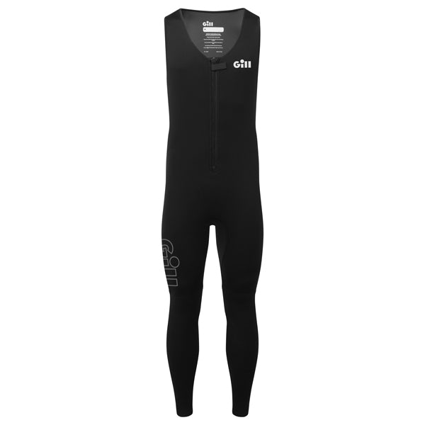 Gill 5039 Long John i sort, vist forfra med detaljer i designet