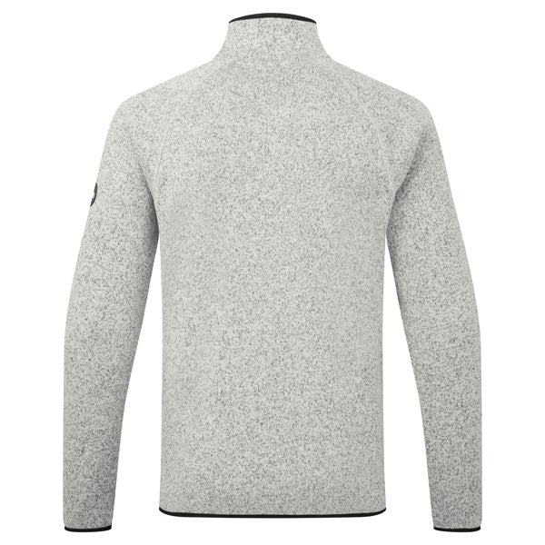 Grå Gill fleecejakke i XL vist bagfra med fokus på detaljer