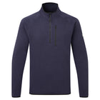 Gill fleece jakke i navy set fra siden