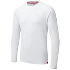 Gill UV011 Men's UV Tec T-Shirt i hvid, set forfra på en hvid baggrund.