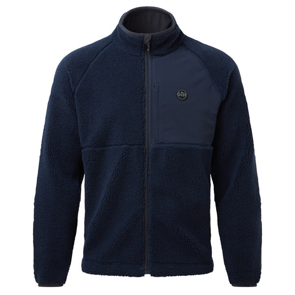 Gill, 1704 Cromerty fleece jakke i navy farve set forfra