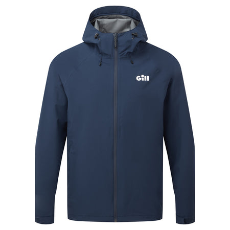 Gill WA01J Voyager Jakke i navy, set forfra med lynlås lukket.