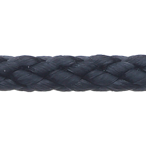 Robline Polyester 8 line i sort på rulle, klar til brug som flagline.