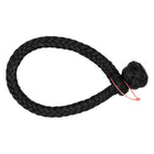 Robline Soft tovsjækel 5mm i sort, set fra siden med fokus på detaljerne.