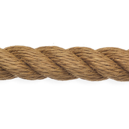 Robline Trad-Tex 14mm line i brun farve, præsenteret på hvid baggrund.