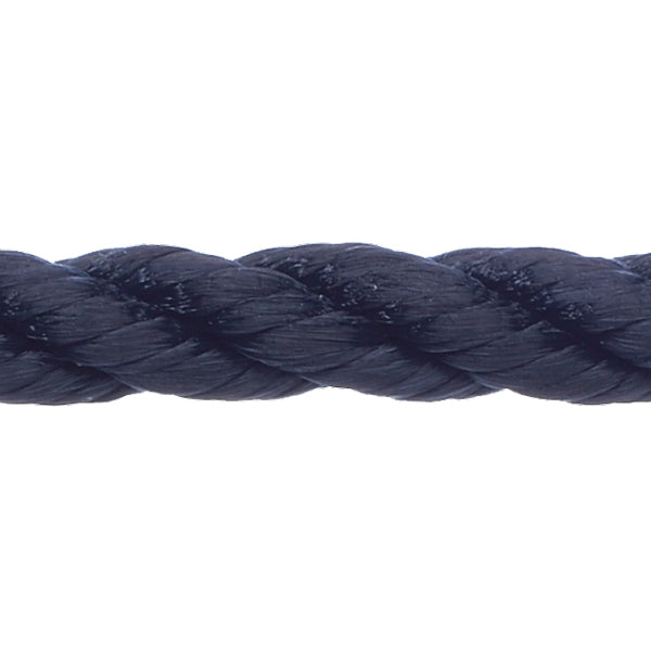 Robline fortøjningstov i marineblå farve, 18 mm tykkelse, 70 m lang.