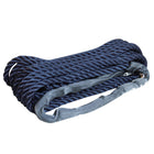 Robline fortøjning øje med webbing i Navy farve, 12mm tykkelse, 10m lang.