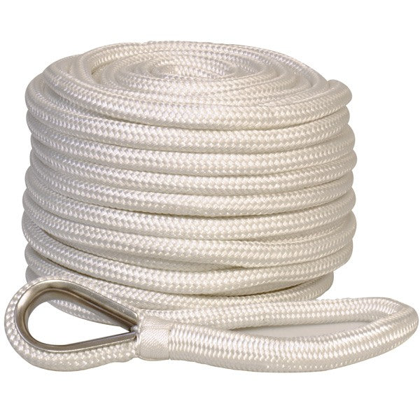 1852 anker- og relæboks med flettet polyester anker tov på rulle.