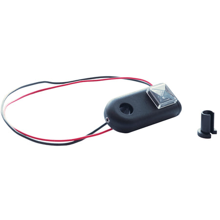 Windex vindviser set fra siden med klar lysudstråling