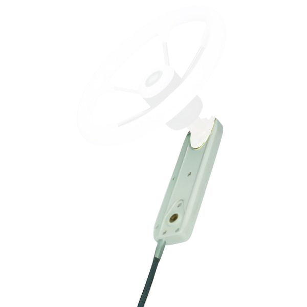 Detalje af Ultraflex Ratstyring med kabel, set bagfra.