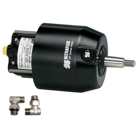Ultraflex hydraulisk ratpumpe set forfra med detaljerede knapper