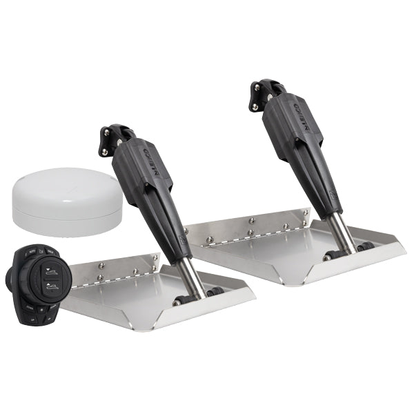 Lenco trim tab kit monteret på bådens bagende