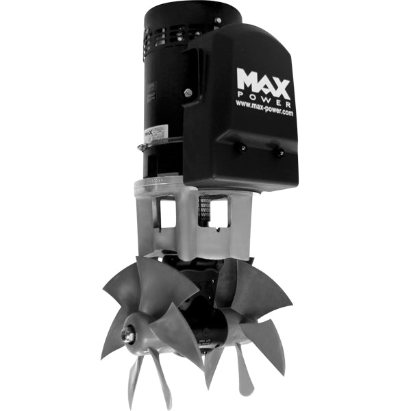 Max Power bovpropel CT225 til 50-75 fods både set fra siden.