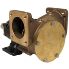 Jabsco impeller pumpe set fra siden, klar til installation på båd.