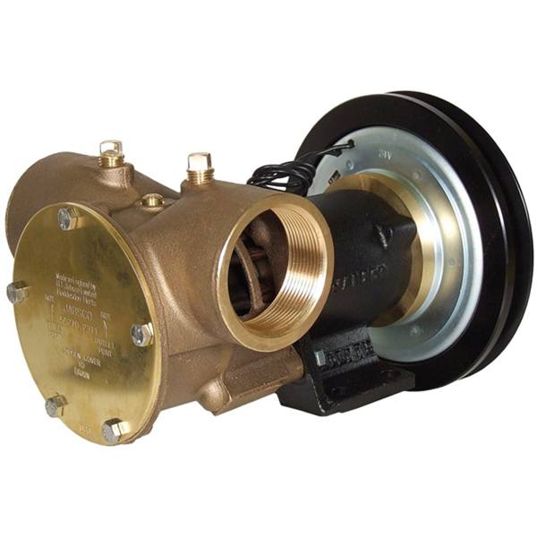 Jabsco impellerpumpe med magnetkobling set fra siden