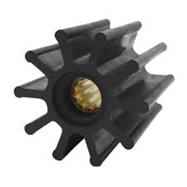 SeaTec impeller til Yanmar motor, set forfra med detaljeret design.
