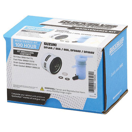 Quicksilver 100T service kit til Suzuki DF40A/50A/60A motorer.