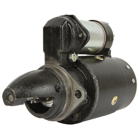 Quicksilver starter monteret i motor, tydeligt billede af komponenterne